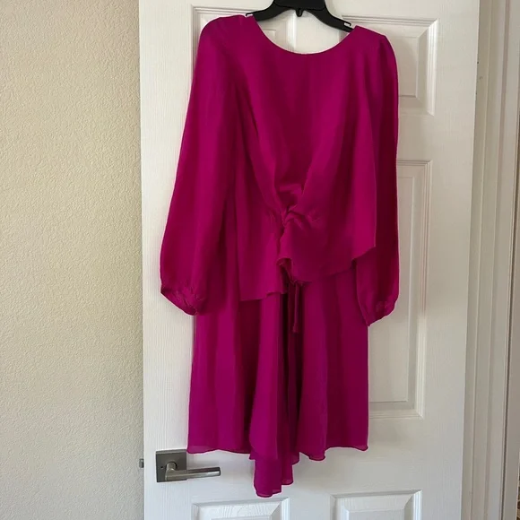 Vanessa Bruno Fuchsia Midi Dress